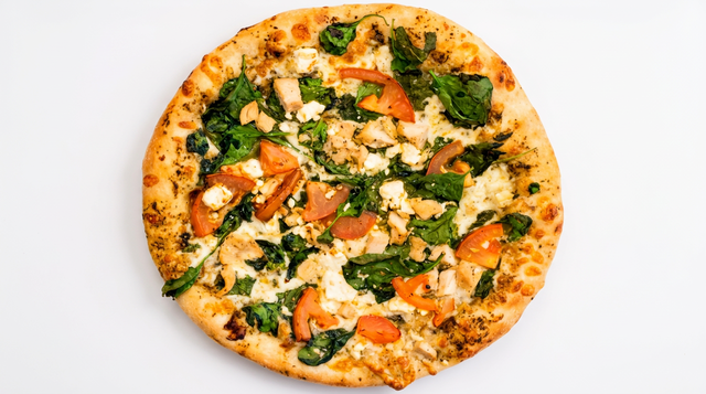 Pesto Chicken Pizza.