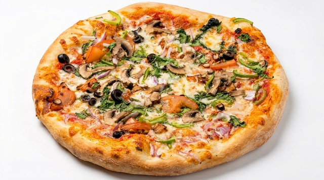 Rainbow Pizza.