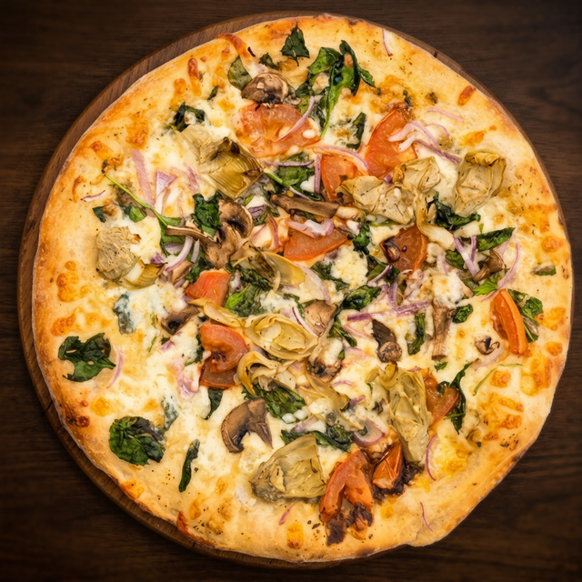 Artichoke Vegetarian Pizza